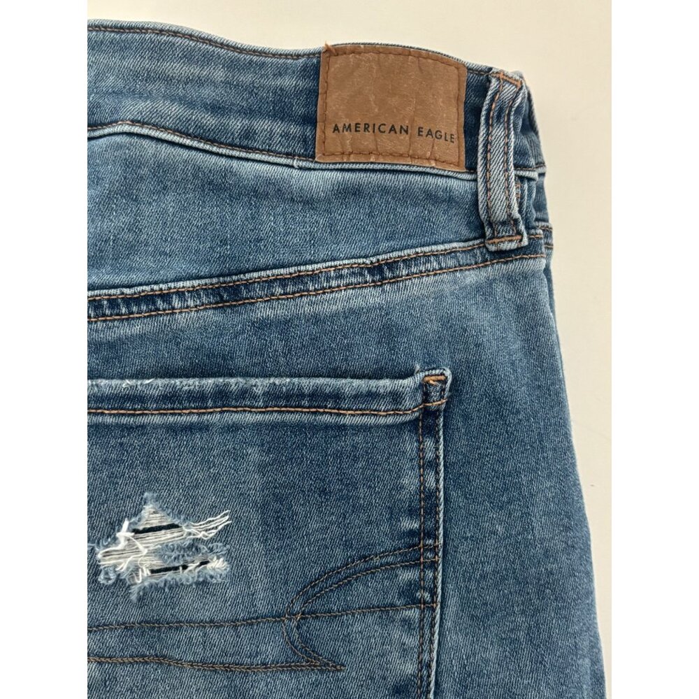 AE Jeggings 8 Next Level Stretch Distressed High Rise Festival Grunge Streetwear - Picture 16 of 16